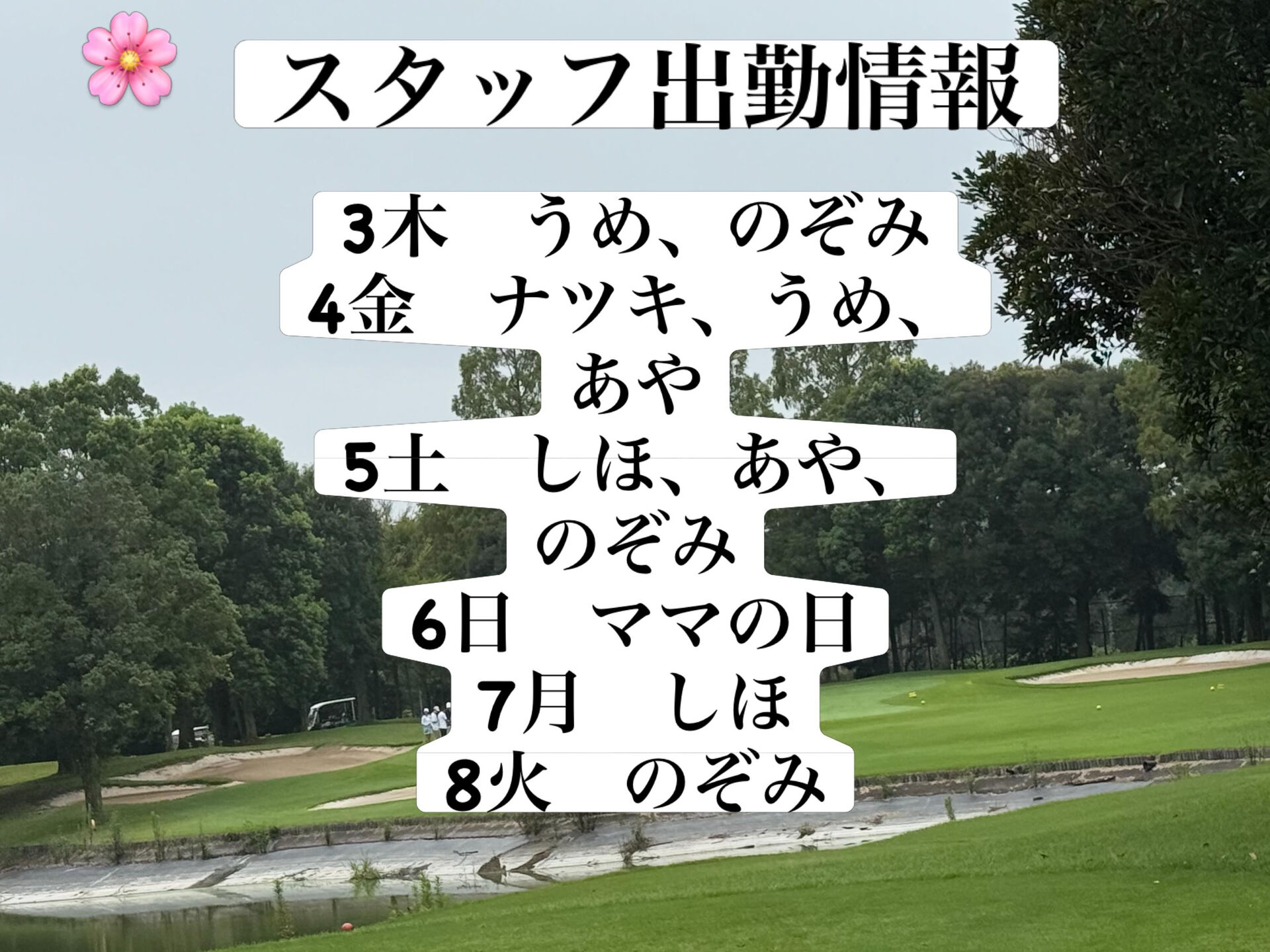 今週も、